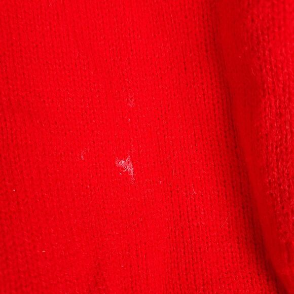 TStars Women’s Santa Claws Ugly Christmas Sweater Size Large Red Green Cat - Picture 5 of 9